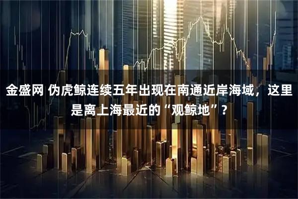 金盛网 伪虎鲸连续五年出现在南通近岸海域，这里是离上海最近的“观鲸地”？